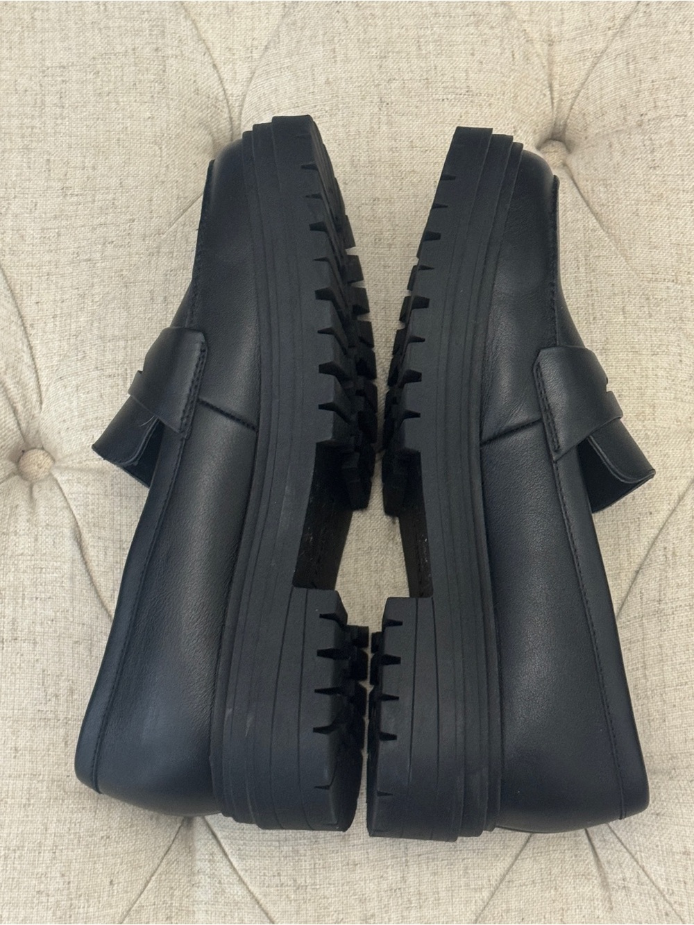 Quince Italian Leather Lug Sole Loafer - Picture 8 of 10